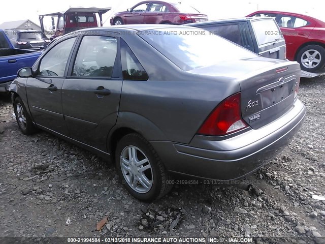 1FAFP38Z84W154829 - 2004 FORD FOCUS ZTS GRAY photo 3