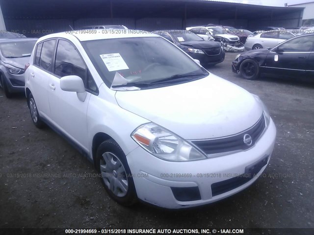 3N1BC1CP1BL517492 - 2011 NISSAN VERSA S/SL WHITE photo 1