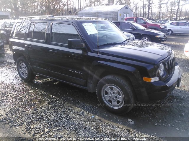 1C4NJPBB9GD809378 - 2016 JEEP PATRIOT SPORT BLACK photo 1