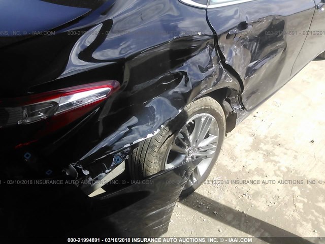 4T1BF1FK0GU223479 - 2016 TOYOTA CAMRY LE/XLE/SE/XSE BLACK photo 6