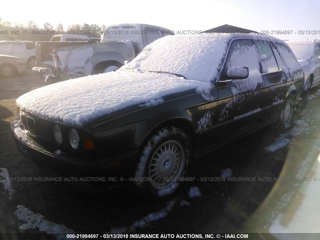 WBAHJ6316PGD23302 - 1993 BMW 525 IT AUTOMATIC მწვანე ფოტო 2