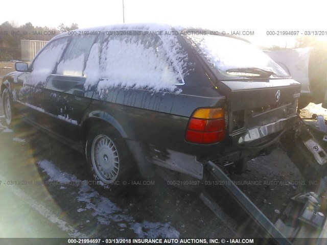 WBAHJ6316PGD23302 - 1993 BMW 525 IT AUTOMATIC მწვანე ფოტო 3