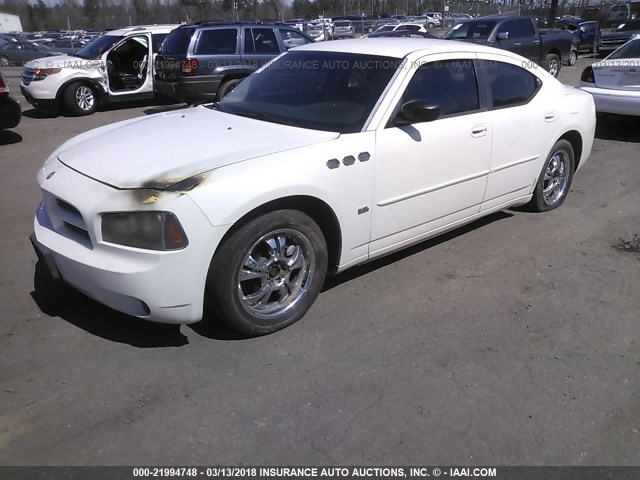 2B3KA43G26H395889 - 2006 DODGE CHARGER SE/SXT WHITE photo 2