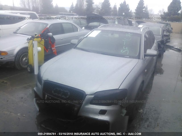 WAUSH78E96A114122 - 2006 AUDI A4 S-LINE 3.2 AVANT QUATTRO GRAY photo 2