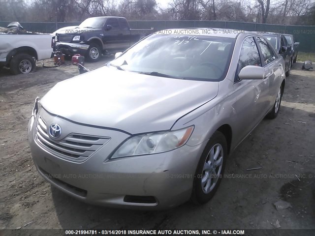 4T1BE46K37U614565 - 2007 TOYOTA CAMRY NEW GENERAT CE/LE/XLE/SE BEIGE photo 2