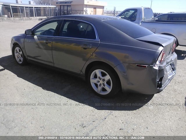 1G1ZA5E0XA4102807 - 2010 CHEVROLET MALIBU LS ფერფლისფერი ფოტო 3