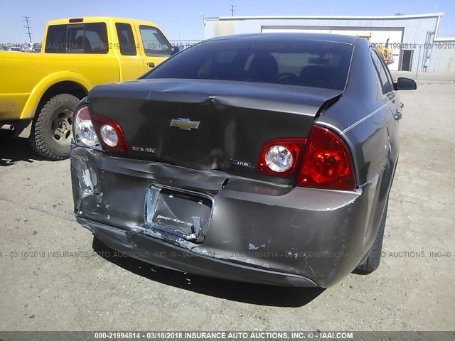 1G1ZA5E0XA4102807 - 2010 CHEVROLET MALIBU LS ფერფლისფერი ფოტო 6