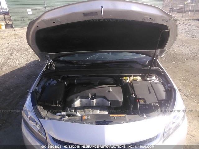 1G11C5SL1FF108514 - 2015 CHEVROLET MALIBU 1LT 银色 照片 10