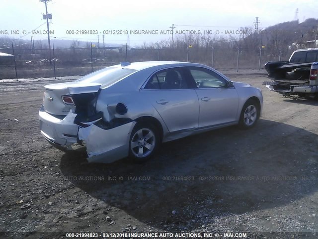 1G11C5SL1FF108514 - 2015 CHEVROLET MALIBU 1LT 银色 照片 4