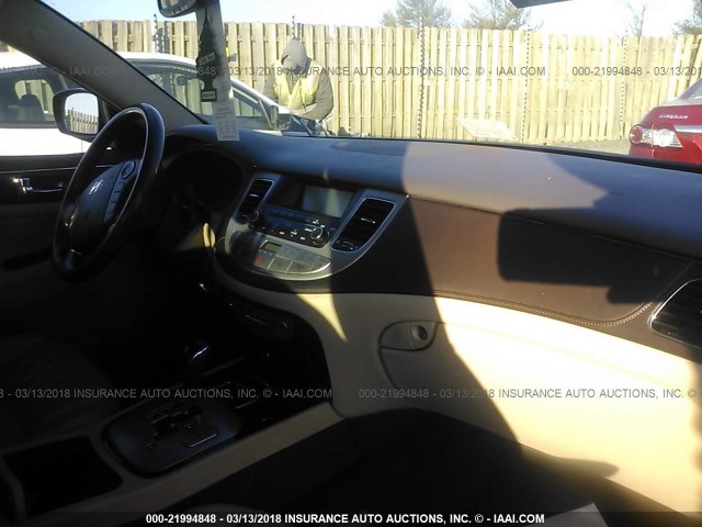 KMHGC46E19U021540 - 2009 HYUNDAI GENESIS 3.8L წითელი ფოტო 5