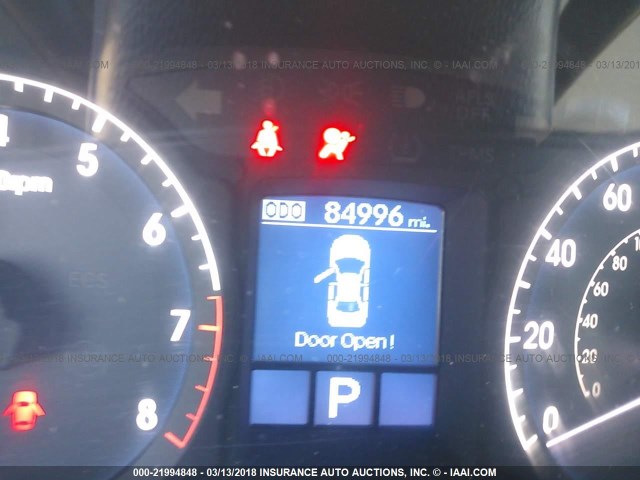 KMHGC46E19U021540 - 2009 HYUNDAI GENESIS 3.8L წითელი ფოტო 7