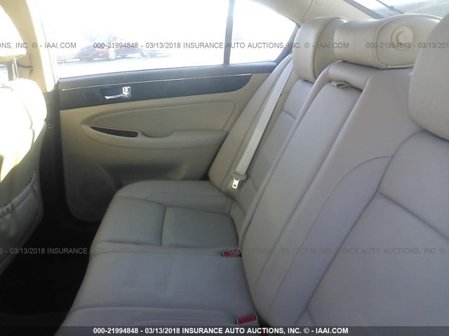 KMHGC46E19U021540 - 2009 HYUNDAI GENESIS 3.8L წითელი ფოტო 8