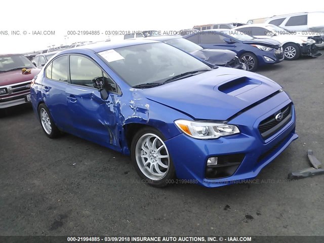 JF1VA1B66H9812961 - 2017 SUBARU WRX BLUE photo 1