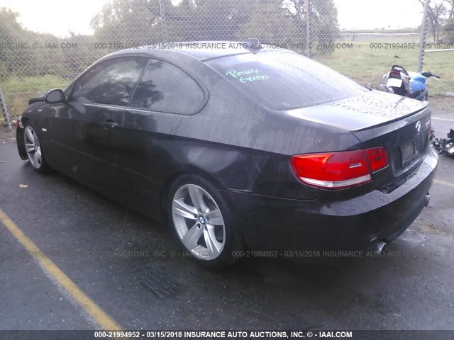 WBAWB73599P045136 - 2009 BMW 335 I BLACK photo 3