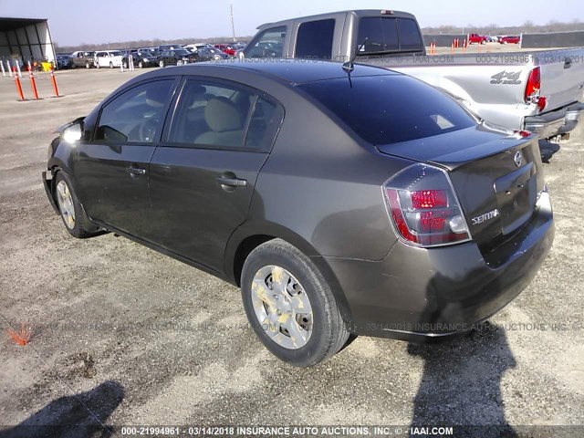 3N1AB61E17L621839 - 2007 NISSAN SENTRA 2.0/2.0S/2.0SL GRAY photo 3