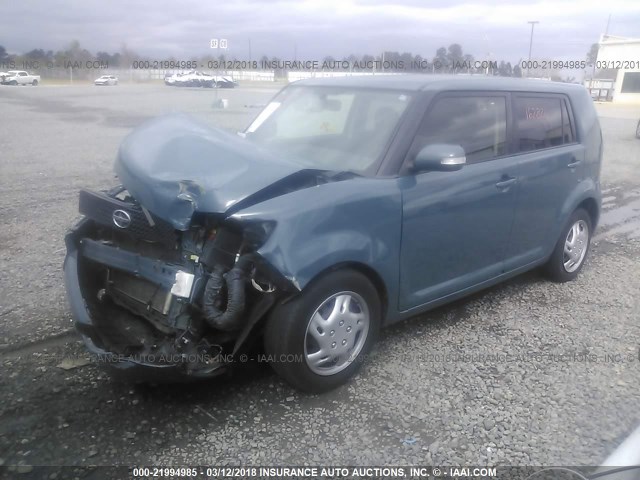 JTLKE50E181023302 - 2008 TOYOTA SCION XB ლურჯი ფოტო 2