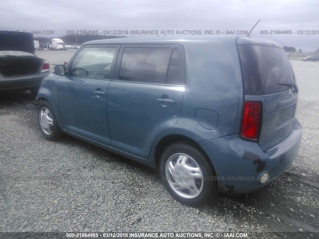 JTLKE50E181023302 - 2008 TOYOTA SCION XB ლურჯი ფოტო 3