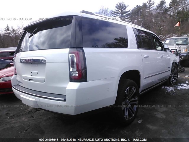 1GKS2HKJ2JR123081 - 2018 GMC YUKON XL DENALI WHITE photo 4