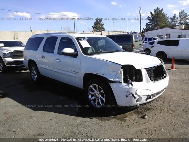 1GKFK66878J241469 - 2008 GMC YUKON XL DENALI WHITE photo 1