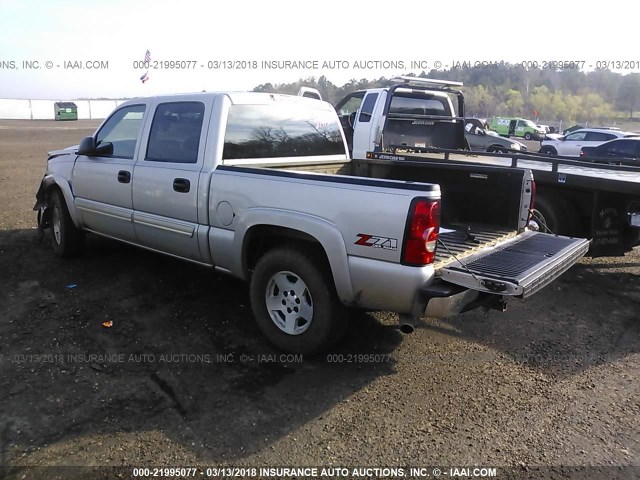 2GCEK13Z071160670 - 2007 CHEVROLET SILVERADO K1500 CLASSIC CREW CAB SILVER photo 3