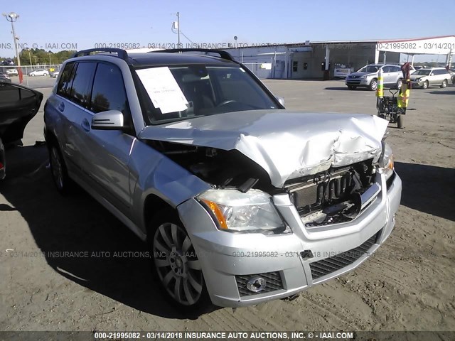 WDCGG8HB3CF837142 - 2012 MERCEDES-BENZ GLK 350 4MATIC SILVER photo 1