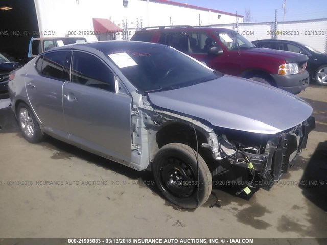 KNAGN4A70B5102727 - 2011 KIA OPTIMA EX/SX SILVER photo 1