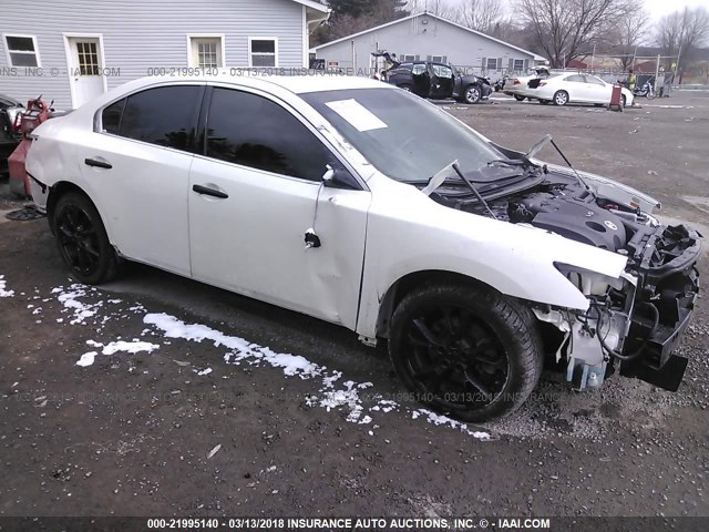 1N4AA5AP8EC444569 - 2014 NISSAN MAXIMA S/SV WHITE photo 1