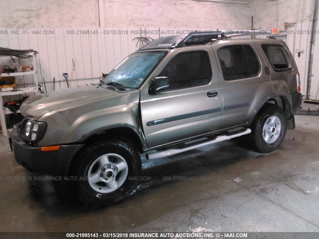 5N1ED28Y82C526115 - 2002 NISSAN XTERRA XE/SE BROWN photo 2