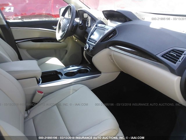 5J8YD4H5XHL001196 - 2017 ACURA MDX TECHNOLOGY BLACK photo 5