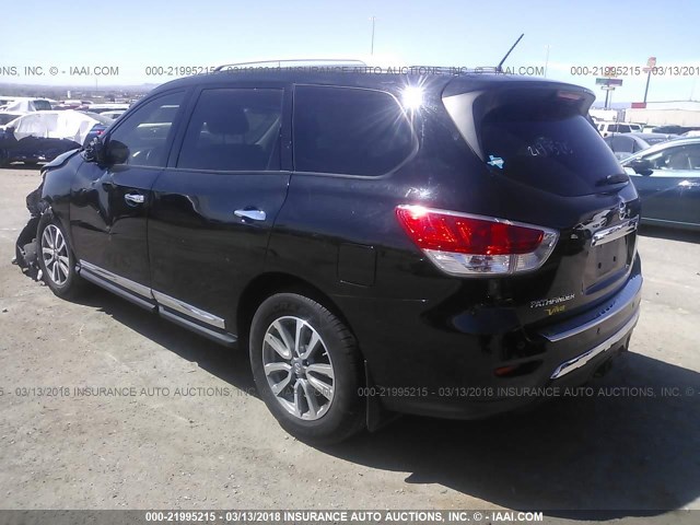 5N1AR2MN1EC622684 - 2014 NISSAN PATHFINDER S/SV/SL/PLATINUM 黑色 照片 3