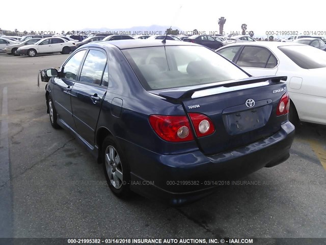 1NXBR30EX6Z611145 - 2006 TOYOTA COROLLA CE/LE/S Dark Blue photo 3