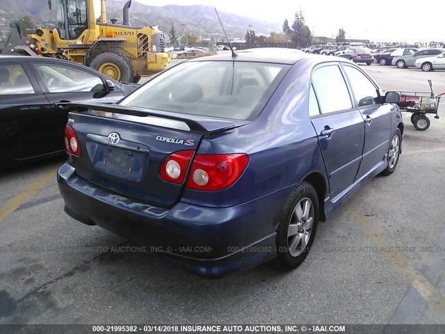 1NXBR30EX6Z611145 - 2006 TOYOTA COROLLA CE/LE/S Dark Blue photo 4