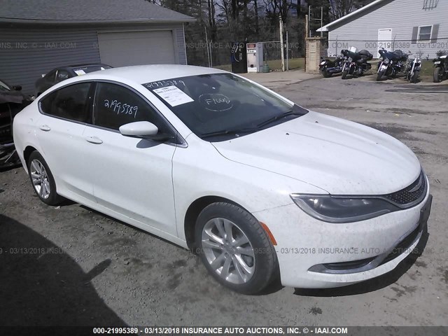 1C3CCCAB8GN195272 - 2016 CHRYSLER 200 LIMITED WHITE photo 1