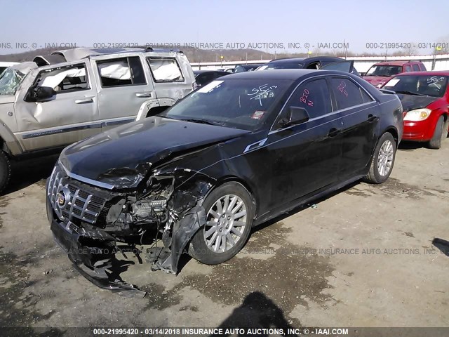 1G6DE5E55C0138130 - 2012 CADILLAC CTS LUXURY COLLECTION BLACK photo 2