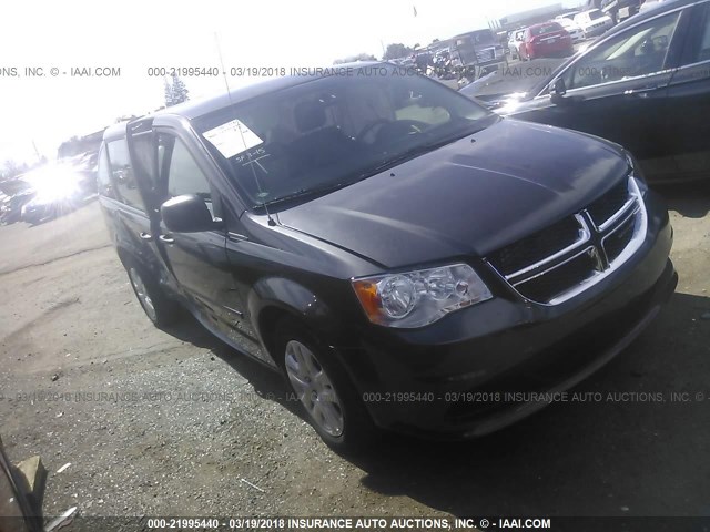 2C4RDGBG9GR103013 - 2016 DODGE GRAND CARAVAN SE GRAY photo 1