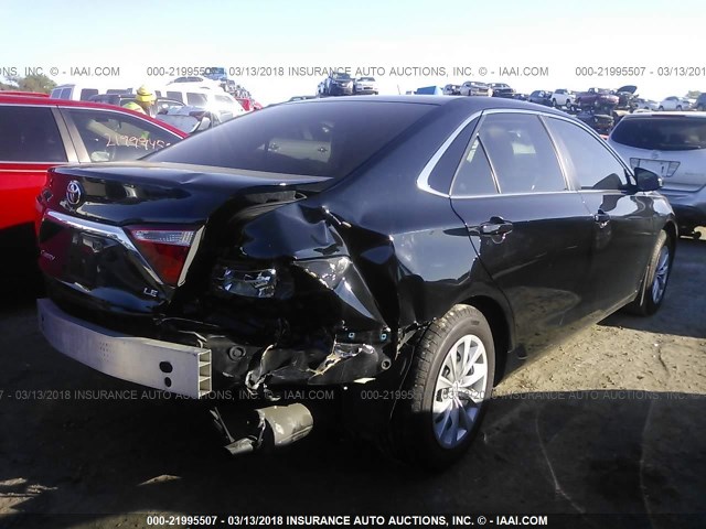 4T4BF1FK2FR483242 - 2015 TOYOTA CAMRY LE/XLE/SE/XSE 黑色 照片 4