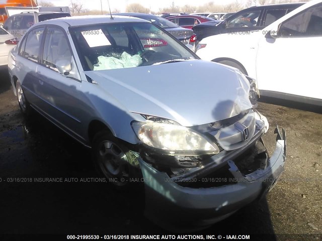 JHMES96685S026355 - 2005 HONDA CIVIC HYBRID SILVER photo 1