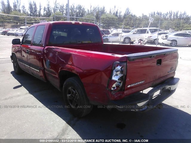 2GCEC19T541327021 - 2004 CHEVROLET SILVERADO C1500 RED photo 3