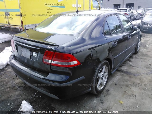 YS3FH46Y741003400 - 2004 SAAB 9-3 AERO BLACK photo 4