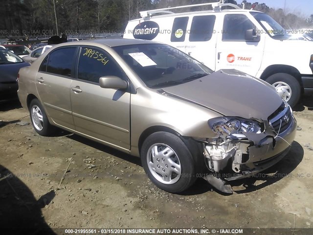 2T1BR32EX6C593728 - 2006 TOYOTA COROLLA CE/LE/S GOLD photo 1