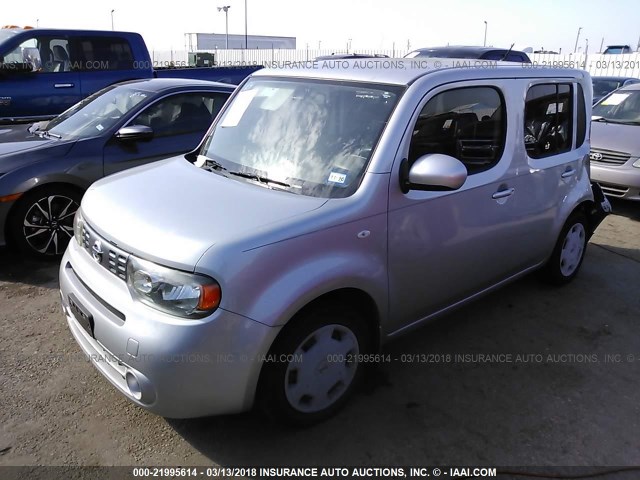 JN8AZ2KR5CT250603 - 2012 NISSAN CUBE S/SL/KROM SILVER photo 2