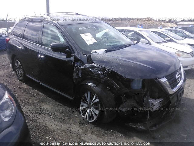 5N1DR2MMXHC604936 - 2017 NISSAN PATHFINDER S/SV/SL/PLATINUM 黑色 照片 1