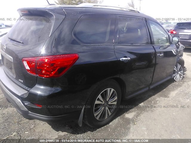 5N1DR2MMXHC604936 - 2017 NISSAN PATHFINDER S/SV/SL/PLATINUM 黑色 照片 4