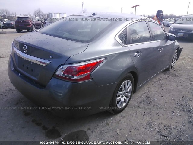 1N4AL3AP4FN324157 - 2015 NISSAN ALTIMA 2.5/S/SV/SL GRAY photo 4