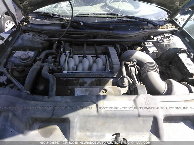 1LNFM97VXWY626360 - 1998 LINCOLN CONTINENTAL  Zielony zdjęcie 10