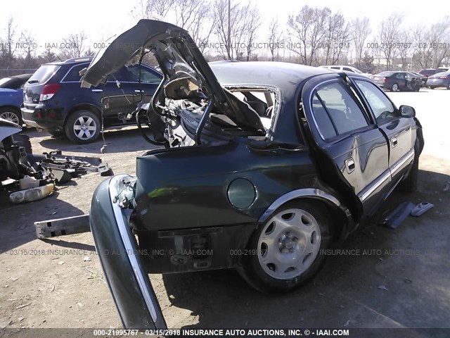 1LNFM97VXWY626360 - 1998 LINCOLN CONTINENTAL  Zielony zdjęcie 4