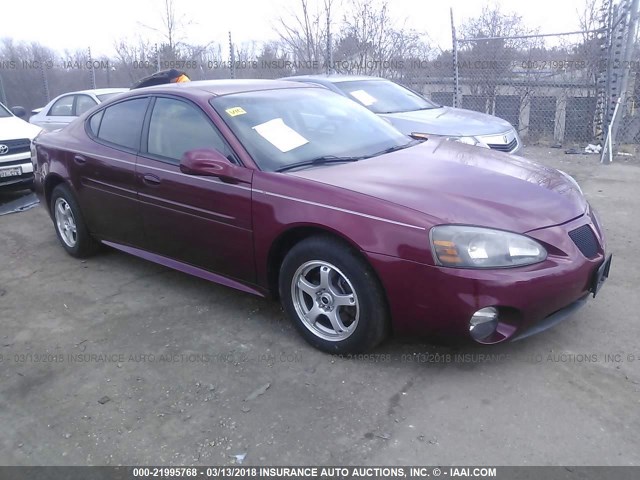 2G2WP522651187360 - 2005 PONTIAC GRAND PRIX RED photo 1