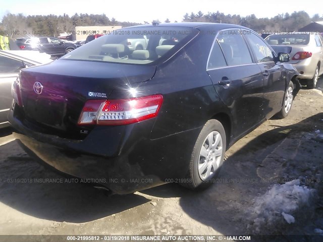 4T1BF3EK3AU009588 - 2010 TOYOTA CAMRY SE/LE/XLE 黑色 照片 4