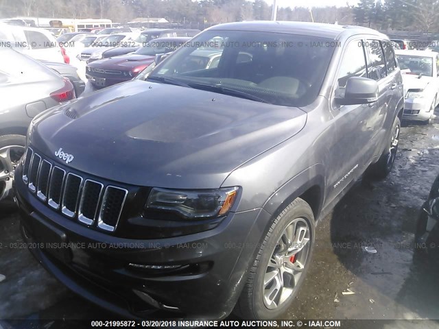 1C4RJFDJ6EC160917 - 2014 JEEP GRAND CHEROKEE SRT-8 GRAY photo 2