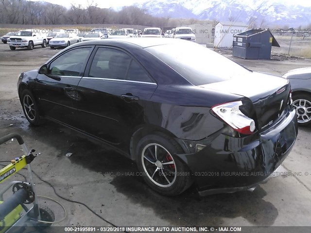 1G2ZF55B364159405 - 2006 PONTIAC G6 SE BLACK photo 3